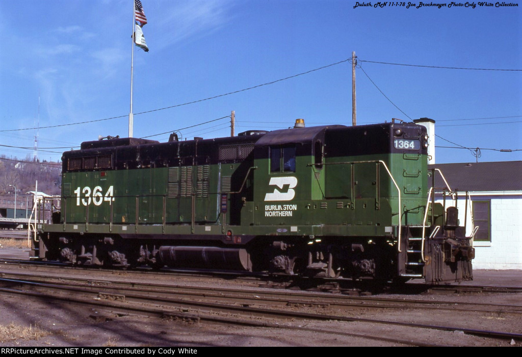 Burlington Northern GP9m 1364